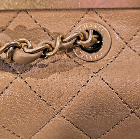 CHANEL CC 2019 Beige Flap Crossbody Shoulder Bag✨ - Picture 5 of 12